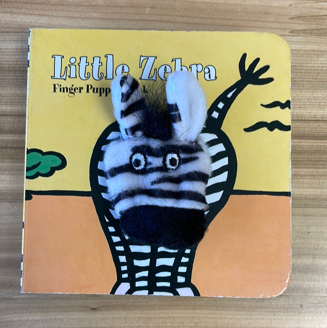 Little Zebra finger puppet book