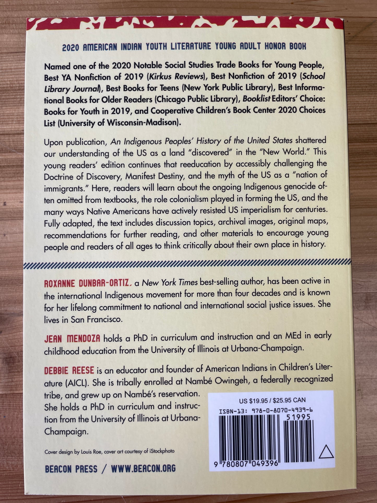 An Indigenous Peoples' History of the United States for Young People (ReVisioning History for Young People)