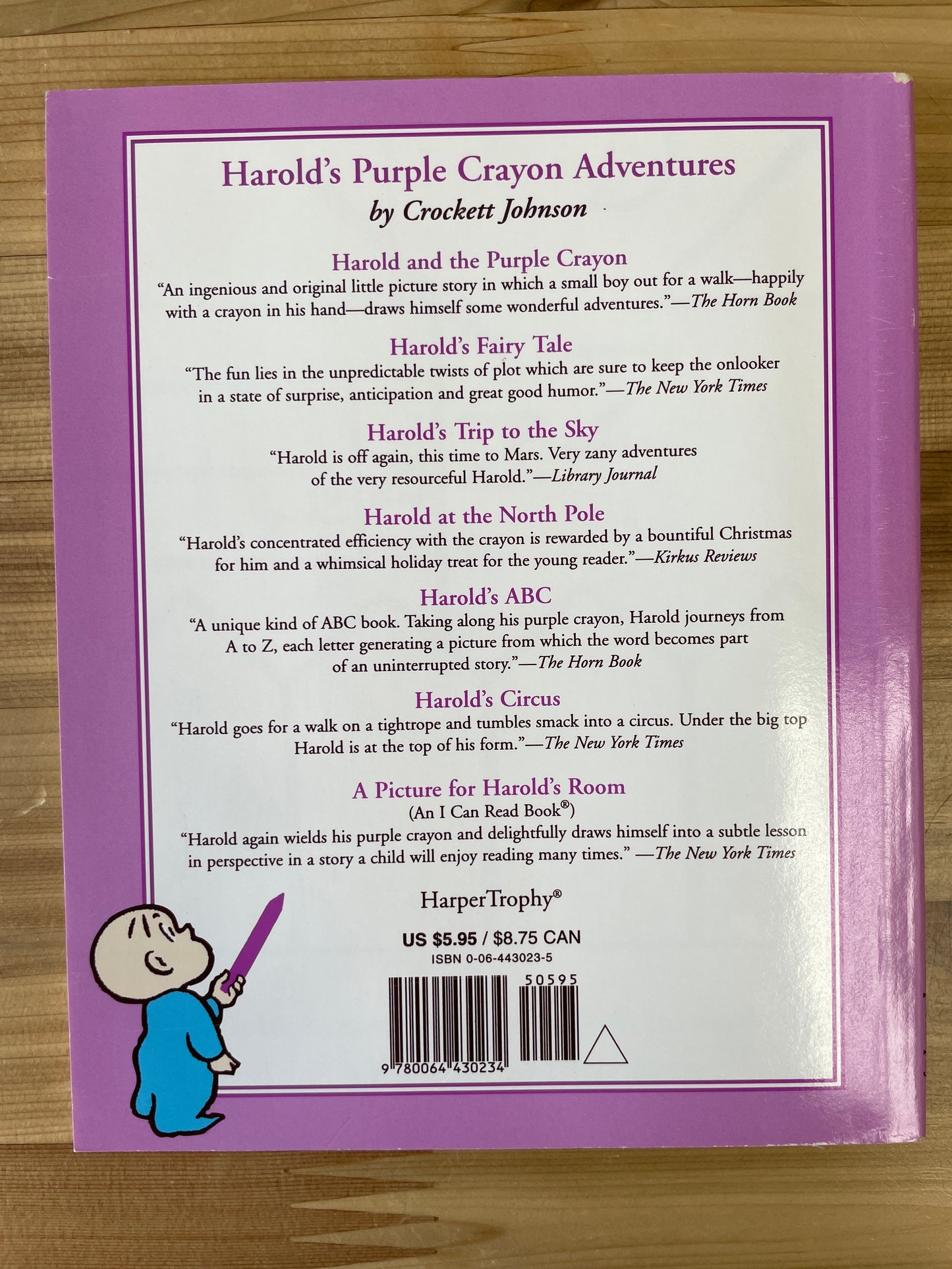 Harold's ABC by Crockett Johnson (Harold and the Purple Crayon series)