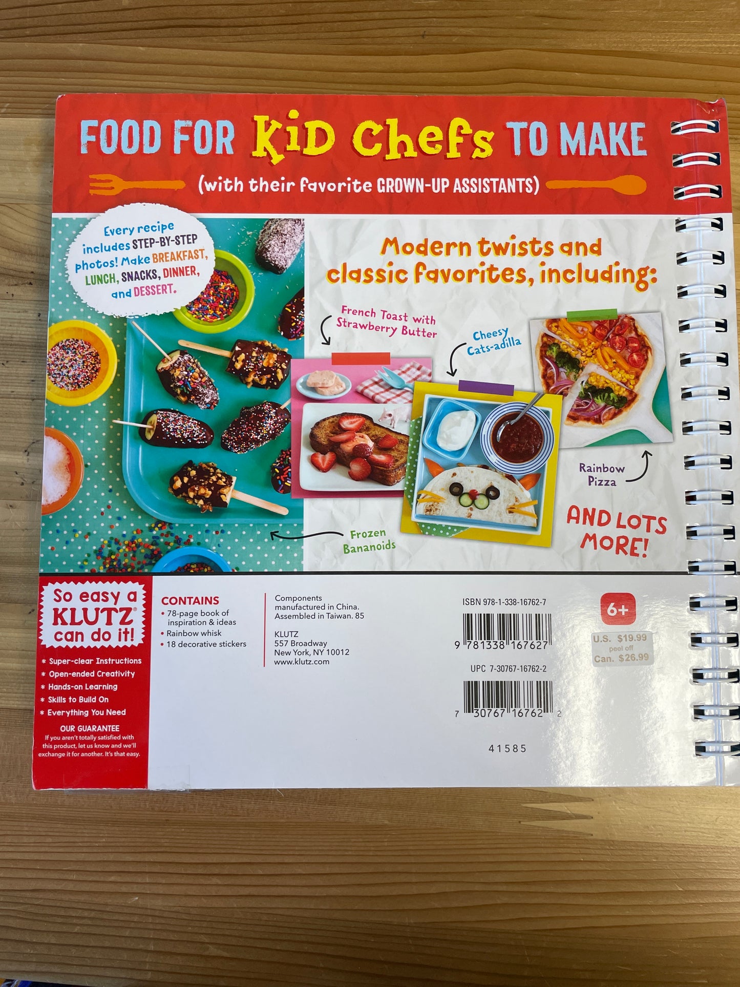 Klutz Kids Cooking, tasty recipes with step-by-step photos by the editors of Klutz