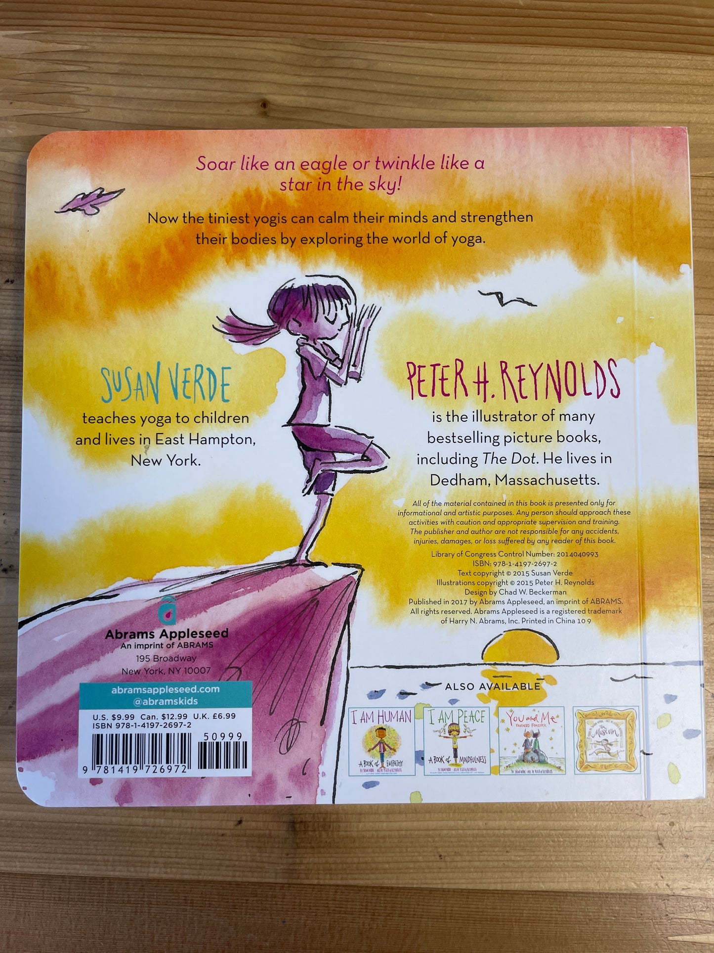 I Am Yoga (board book) by Susan Verde, art by Peter H. Reynolds