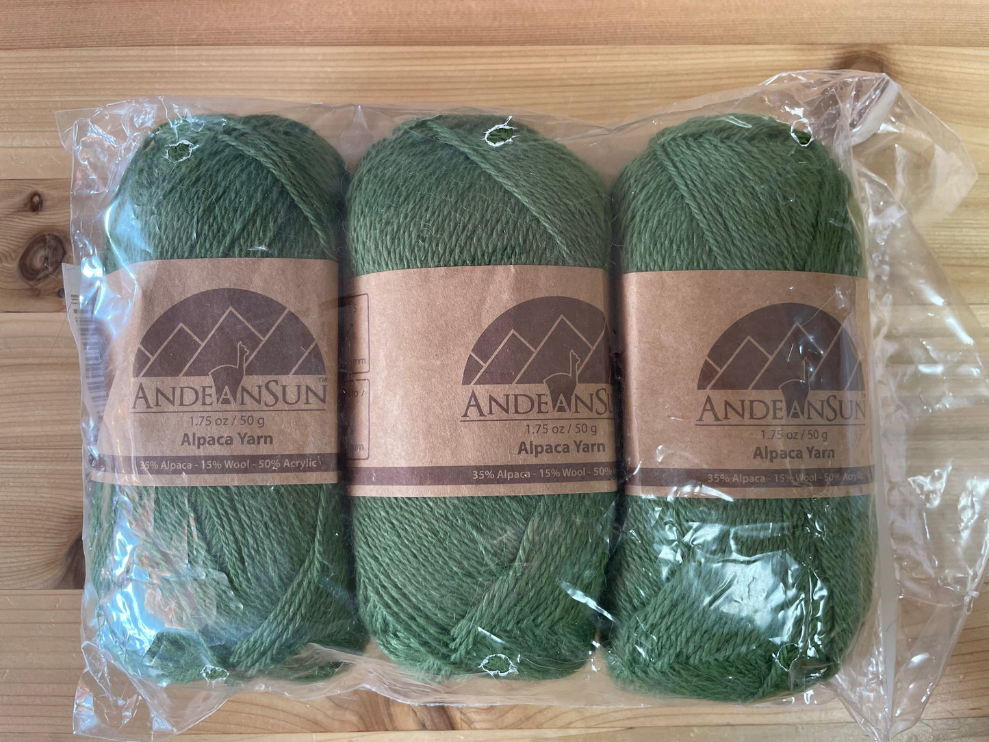 Andean Sun Alpaca Yarn - Green