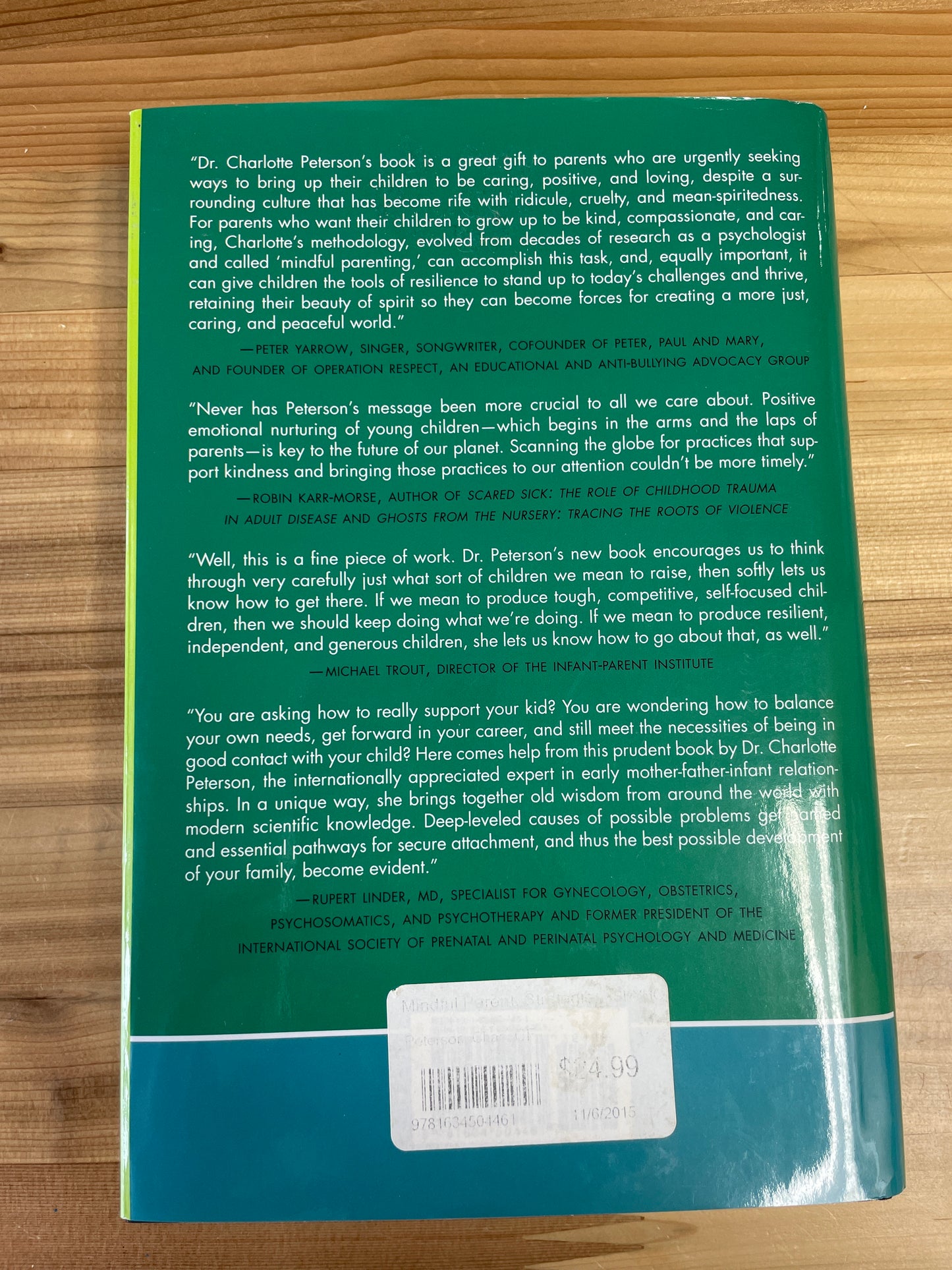 Mindful Parent, The by Charlotte Peterson, PhD