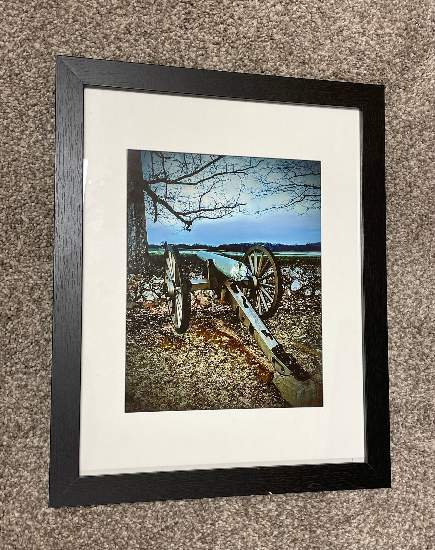 Gettysburg, framed photograph by local photographer, Brian Caroway (c)