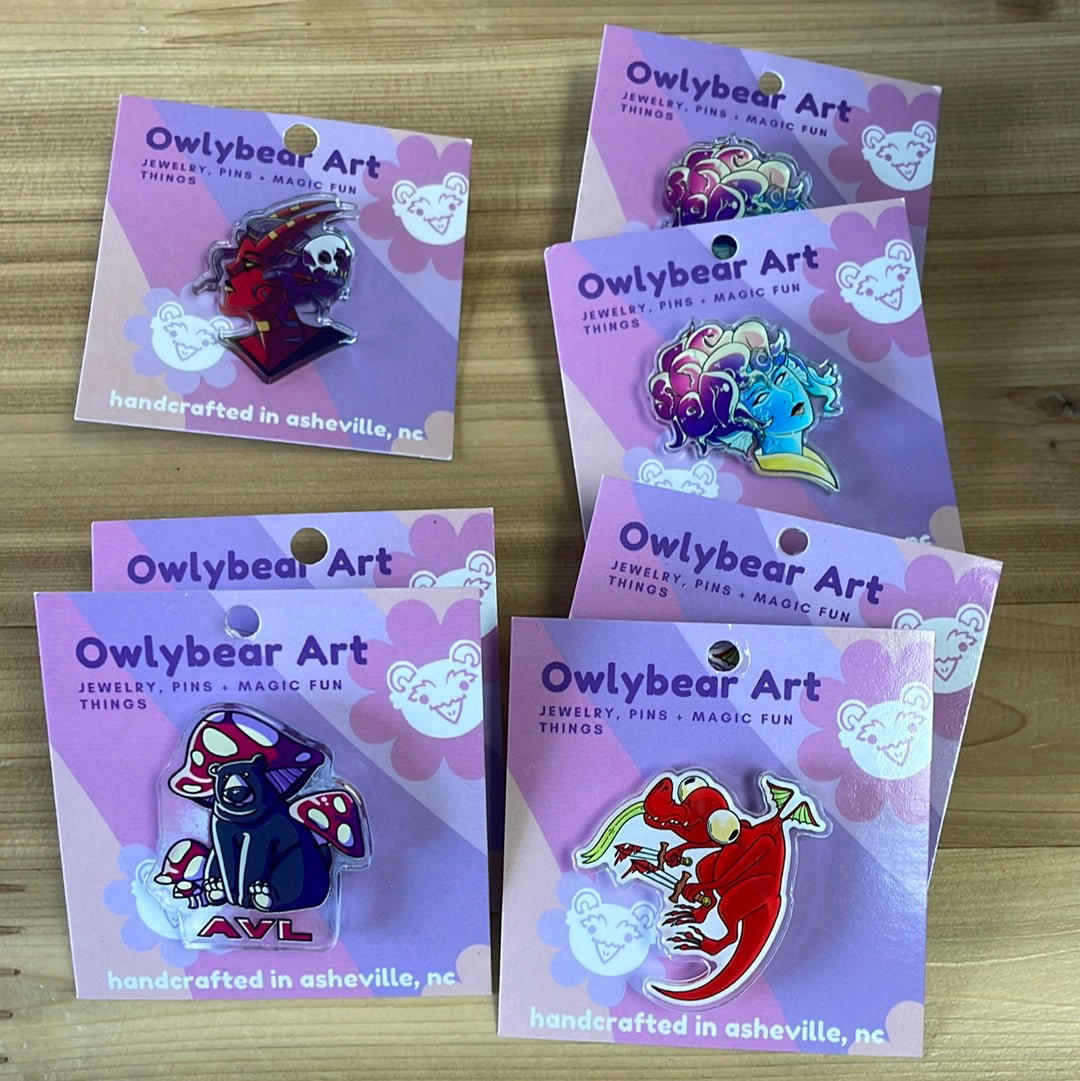 Pins, small from Owlybear Art (c)