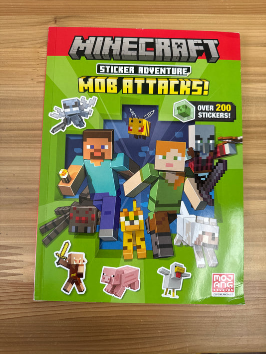 Minecraft Sticker Adventure—Mob Attacks!