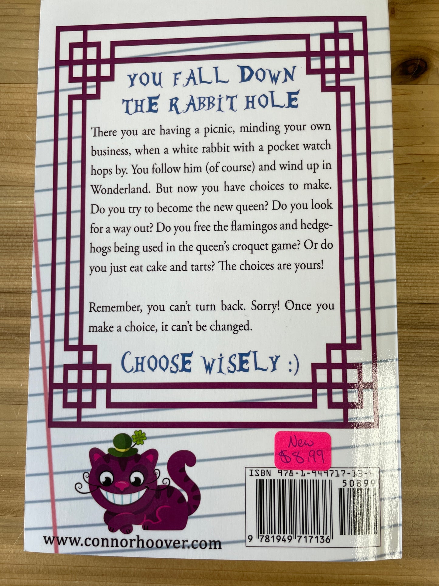 Pick Your Own Quest: Alice in Wonderland, adapted by Connor Hoover