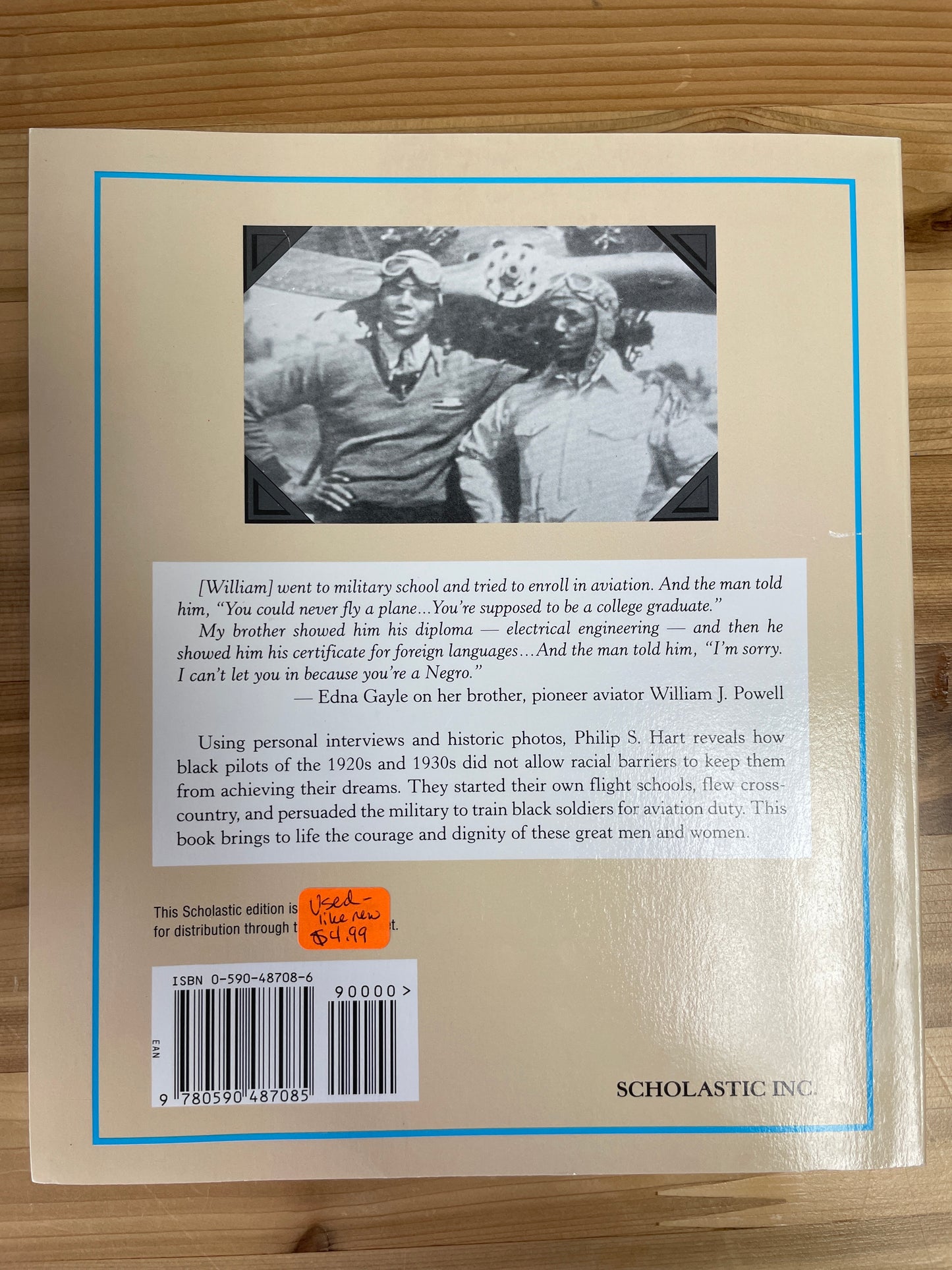 Flying Free: America's First Black Aviators by Philip S Hart