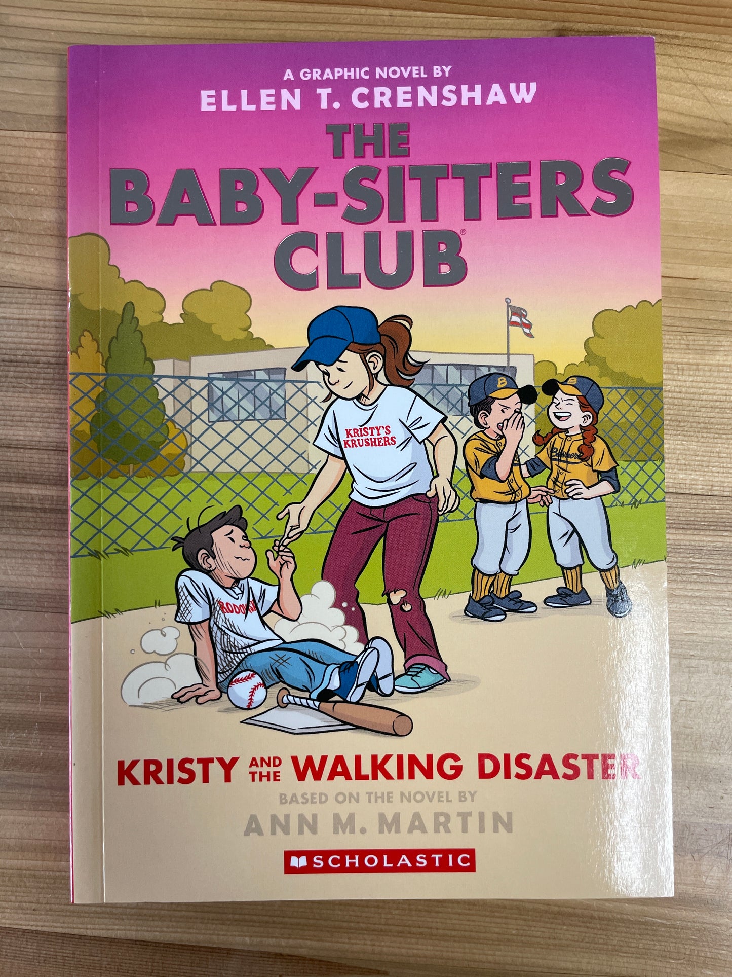 Kristy and the Walking Disaster (the Baby-Sitters Club graphic novels #16) by Ellen T. Crenshaw, based on the novel by Ann M. Martin