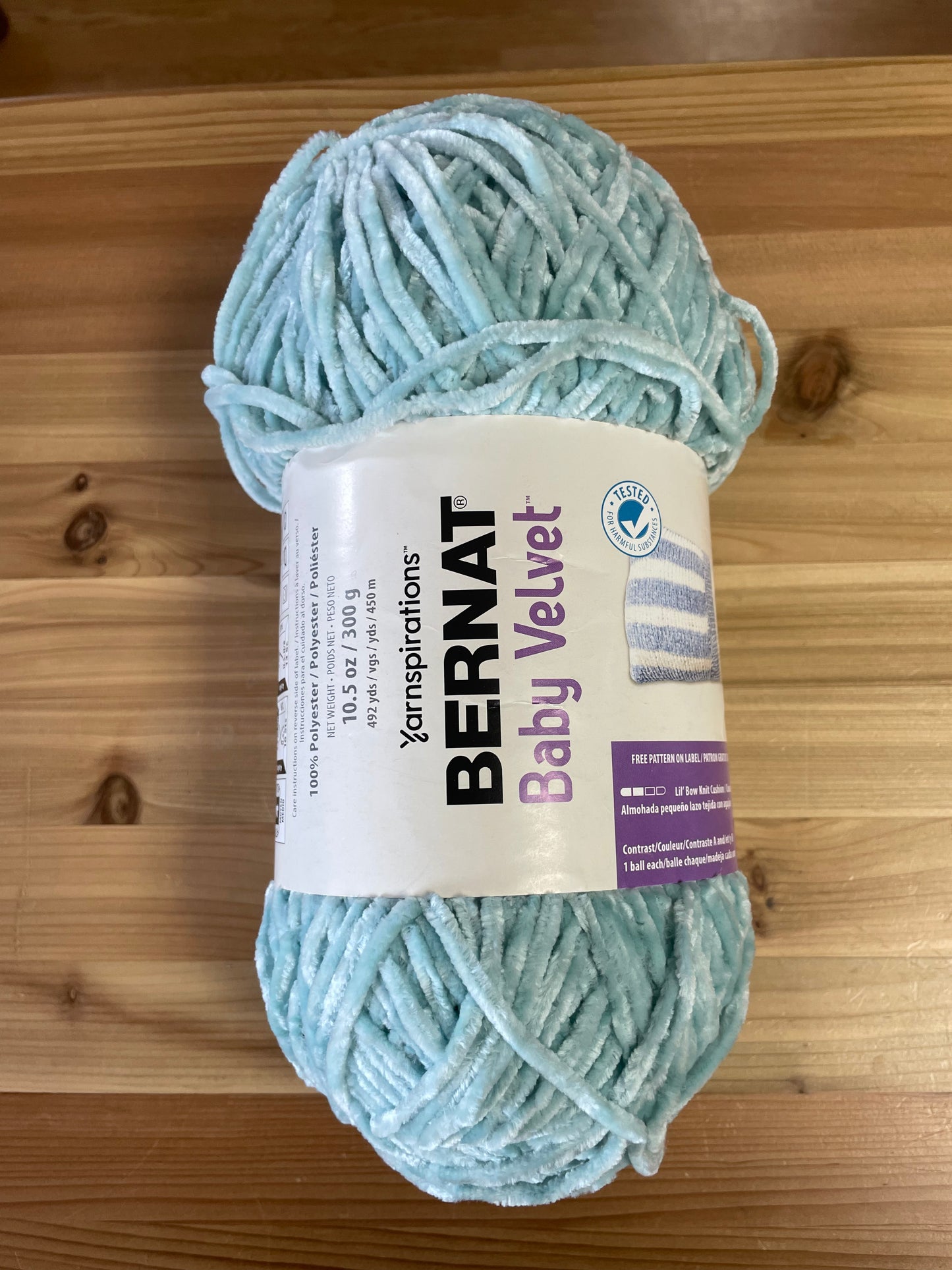 Bernat Baby Velvet - Blue/Misty Green