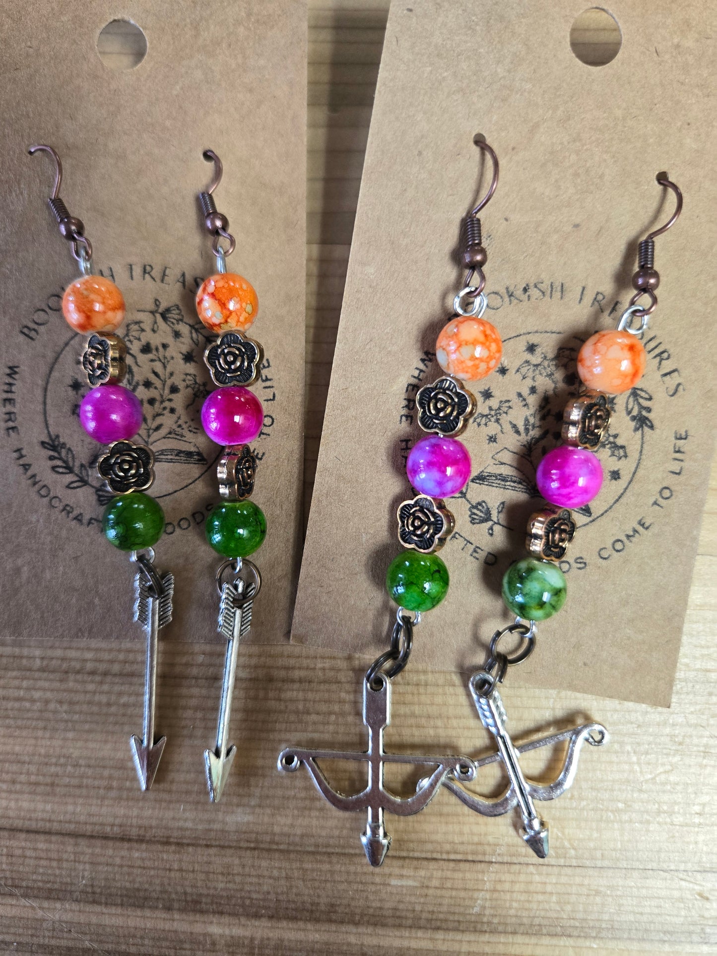 Arrow Multi Color Earrings (c)