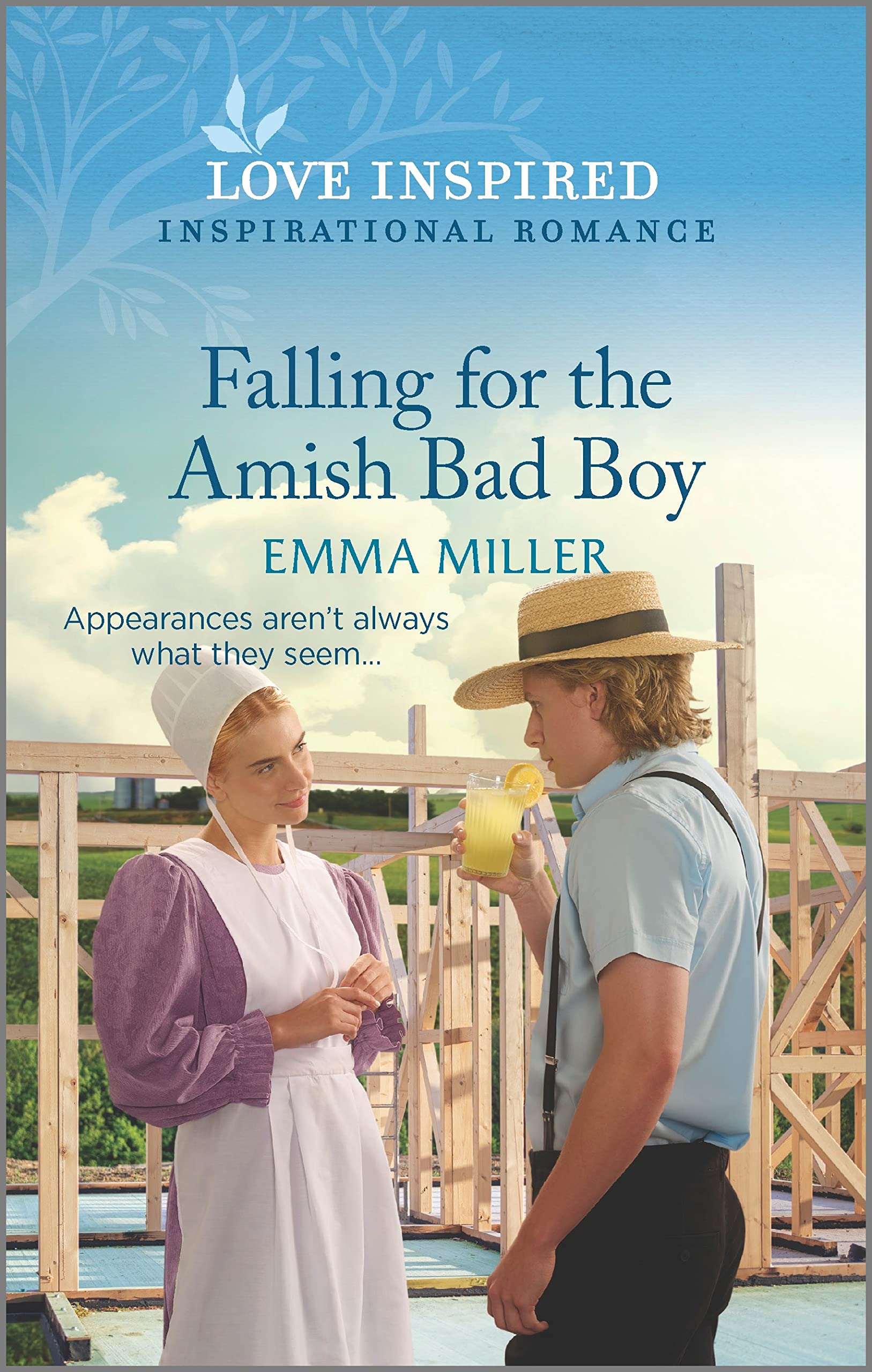 Falling for the Amish Bad Boy: An Uplifting Inspirational Romance (Seven Amish Sisters, 2)