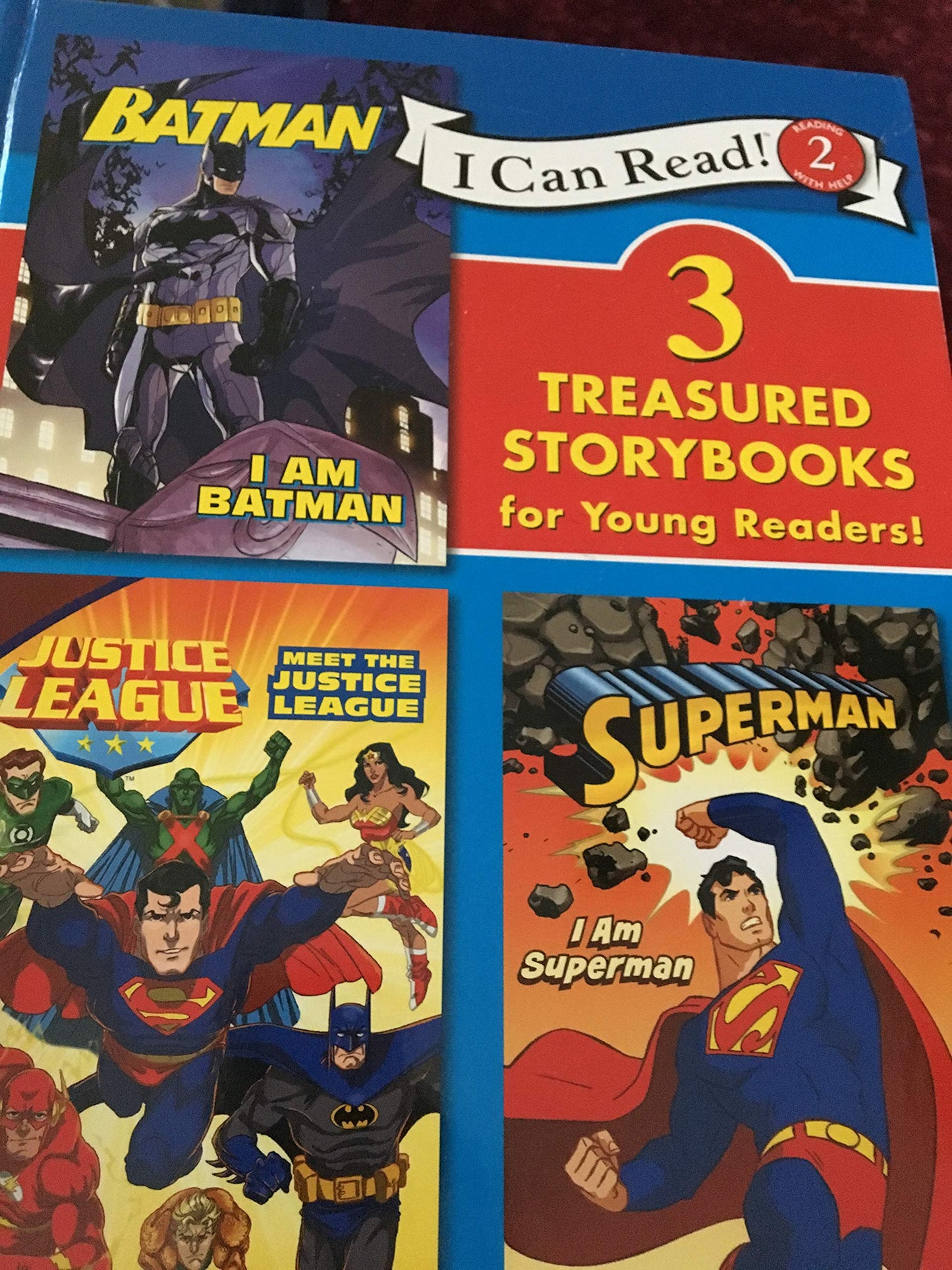 3 Treasured StoryBooks for Young Readers! - I Am Batman, I Am Superman, Meet The Justice League