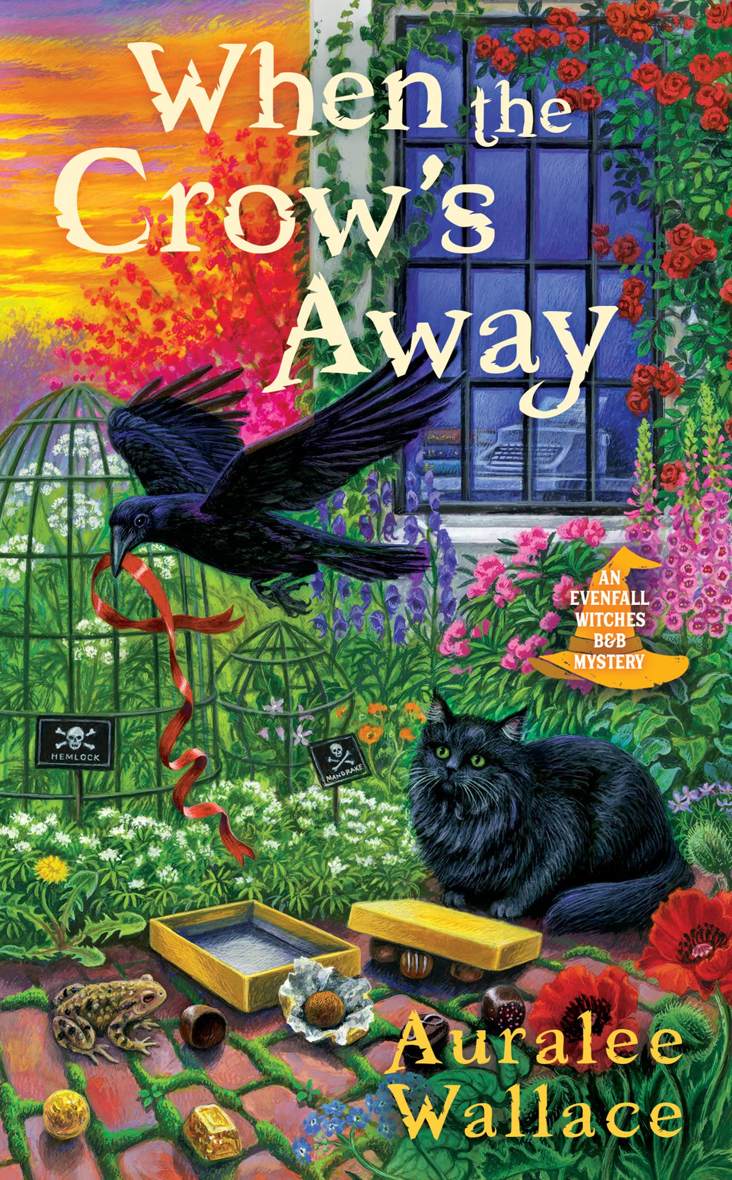 When the Crow's Away (An Evenfall Witches B&B Mystery)